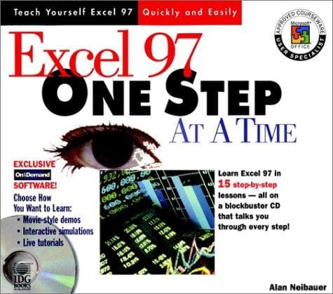 Tapa de Excel 97 one step at a time