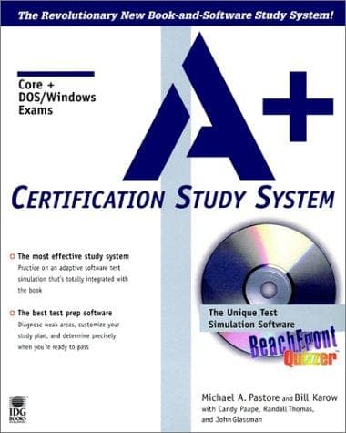 Tapa de A+ certification study system
