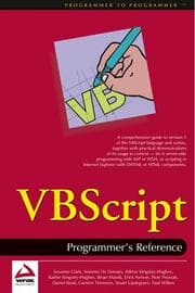 Tapa de VBScript programmer's reference