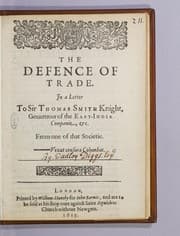 Tapa de The defence of trade