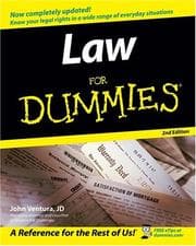 Tapa de Law for dummies