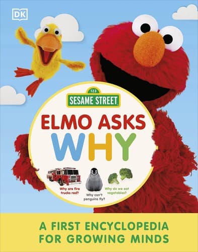 Tapa de Sesame Street Elmo Asks Why?