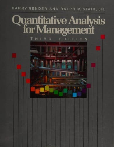 Tapa de Quantitative analysis for management