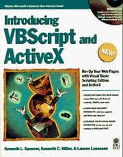 Tapa de Introducing VBScript and ActiveX