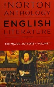 Tapa de The Norton Anthology of English Literature -- The Major Authors -- Tenth Edition -- Volume 1
