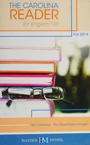 Tapa de The Carolina Reader For English 101 -- Fall 2014