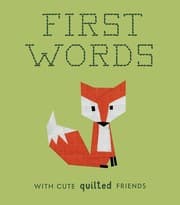 Tapa de First Words with Cute Quilted Friends