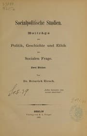 Tapa de Socialpolitische Studien