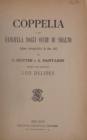 Tapa de Coppelia, o, La fanciulla dagli occhi di smalto