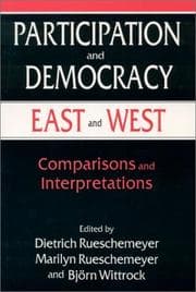 Tapa de Participation and democracy, East and West