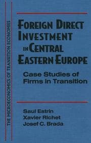 Tapa de Foreign direct investment in Central Eastern Europe