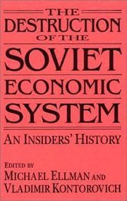 Tapa de The destruction of the Soviet economic system