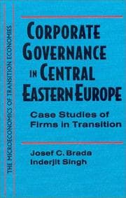 Tapa de Corporate governance in Central Eastern Europe