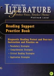 Tapa de Reading Support Practice Book -- Platinum