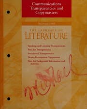 Tapa de Communications Transparencies and Copymasters