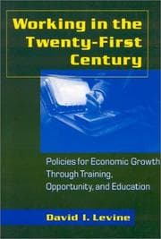 Tapa de Working in the twenty-first century