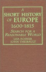 Tapa de A short history of Europe, 1600-1815