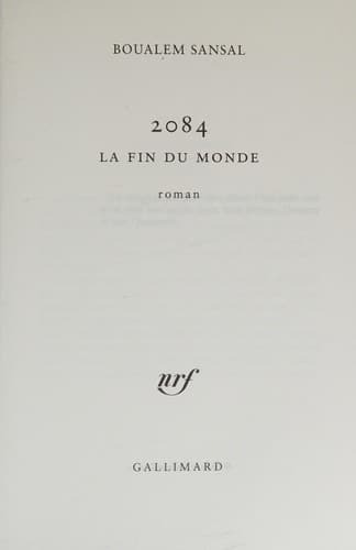 Tapa de 2084