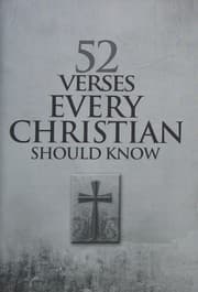 Tapa de 52 Verses Every Christian Should Know