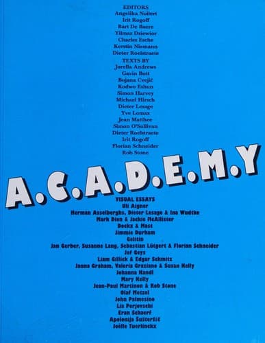 Tapa de A.C.A.D.E.M.Y.