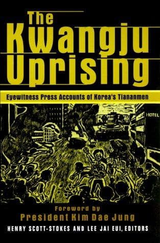 Tapa de The Kwangju uprising
