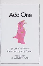 Tapa de Add one (First maths)