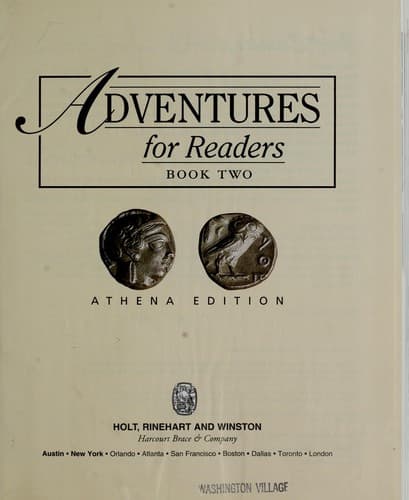 Tapa de The Adventures in literature program
