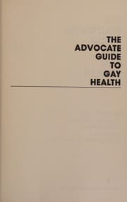 Tapa de The Advocate Guide to Gay Health