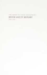 Tapa de The American Canoe Association's River Safety Report, 1992-1995