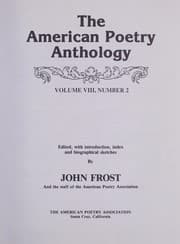 Tapa de American Poetry Anthology, Vol. VIII (American Poetry Anthology, Vol. VIII)