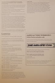 Tapa de American Think Level 3 Workbook with Online Practice