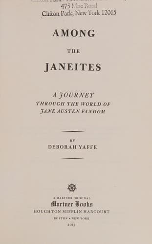 Tapa de Among the Janeites