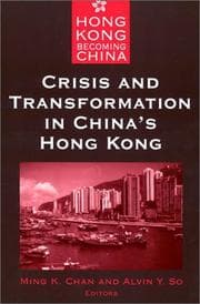 Tapa de Crisis and Transformation in China's Hong Kong