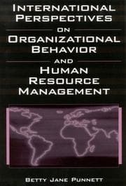 Tapa de International Perspectives on Organizational Behavior and Human Resource Management