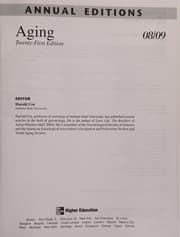 Tapa de Annual Editions