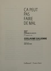 Tapa de Ça peut pas faire de mal : Le roman