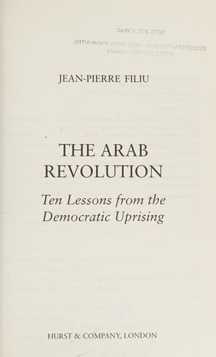 Tapa de The Arab revolution