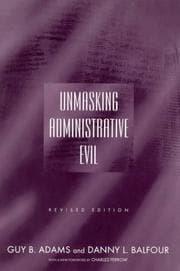 Tapa de Unmasking administrative evil