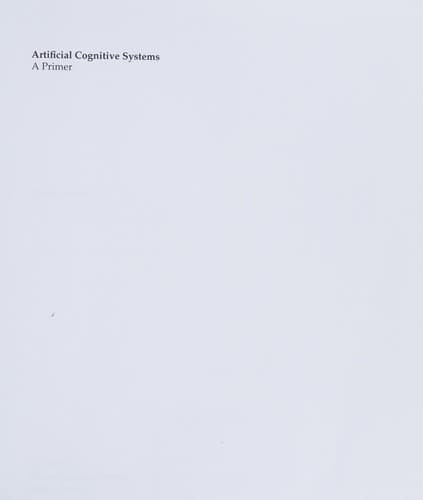 Tapa de Artificial Cognitive Systems