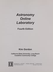Tapa de Astronomy Online Laboratory - Text