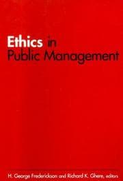 Tapa de Ethics in Public Management