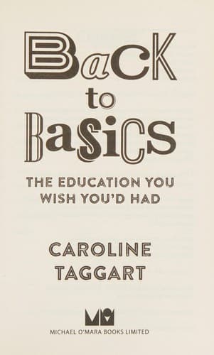 Tapa de Back to Basics
