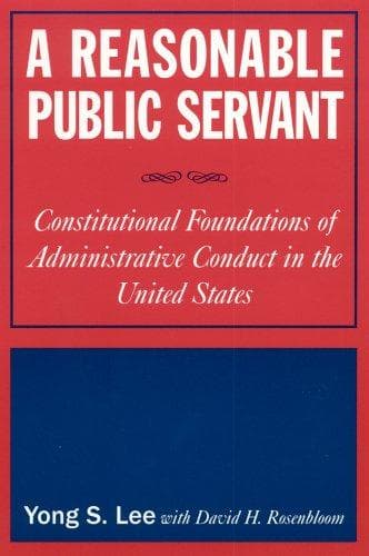 Tapa de A Reasonable Public Servant
