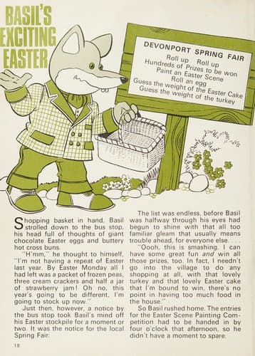 Tapa de Basil Brush Annual 1976