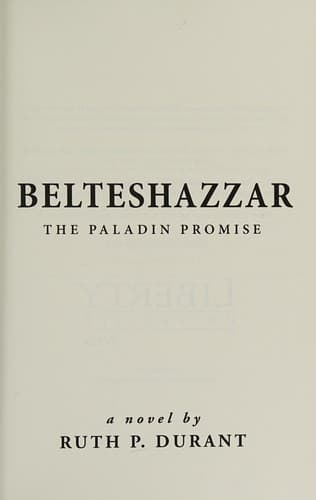 Tapa de Belteshazzar