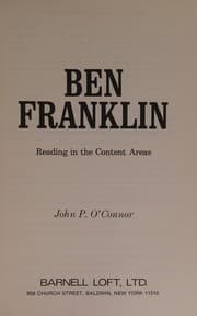 Tapa de Ben Franklin (Reading in the content areas)