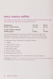 Tapa de Berries and Cream