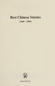 Tapa de Best Chinese Stories 1949 - 1989
