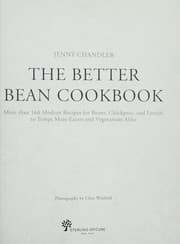 Tapa de The better bean cookbook