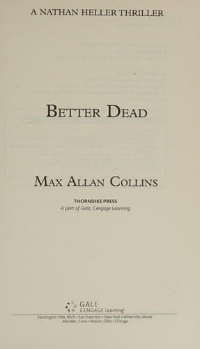Tapa de Better Dead